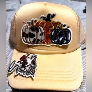 Pumpkin Trucker hat